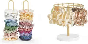 Dahey Scrunchie Holder and Claw Clip Organizer Modern Hair Accessories Organizer Bedroom Bathroom College Dorm Room Decor for Women and Girls