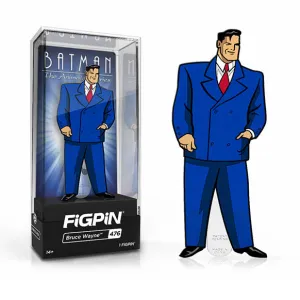 DC Batman The Animated Series: FiGPiN Enamel Pin Bruce Wayne (Limited Edition) [476]