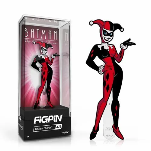 DC Batman The Animated Series: FiGPiN Enamel Pin Harley Quinn [478]