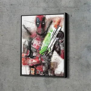 Deadpool Super Soaker Superhero Poster