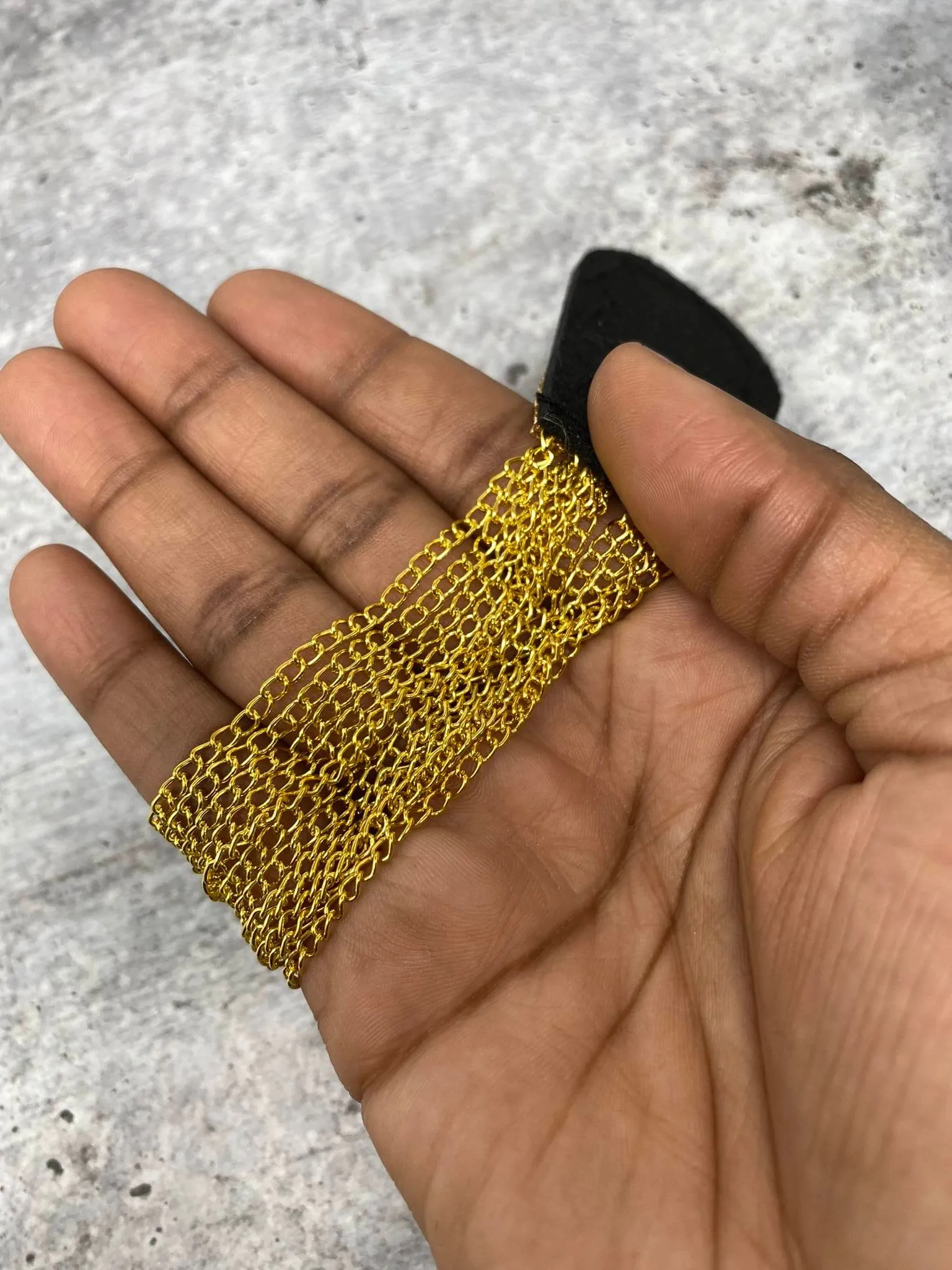 Decorative 3-Star "Gold" Shoulder Brooch Set, Beaded Rivet, and Chain, Designer Epaulette for Blazers, Jackets, & Stylish Accessories