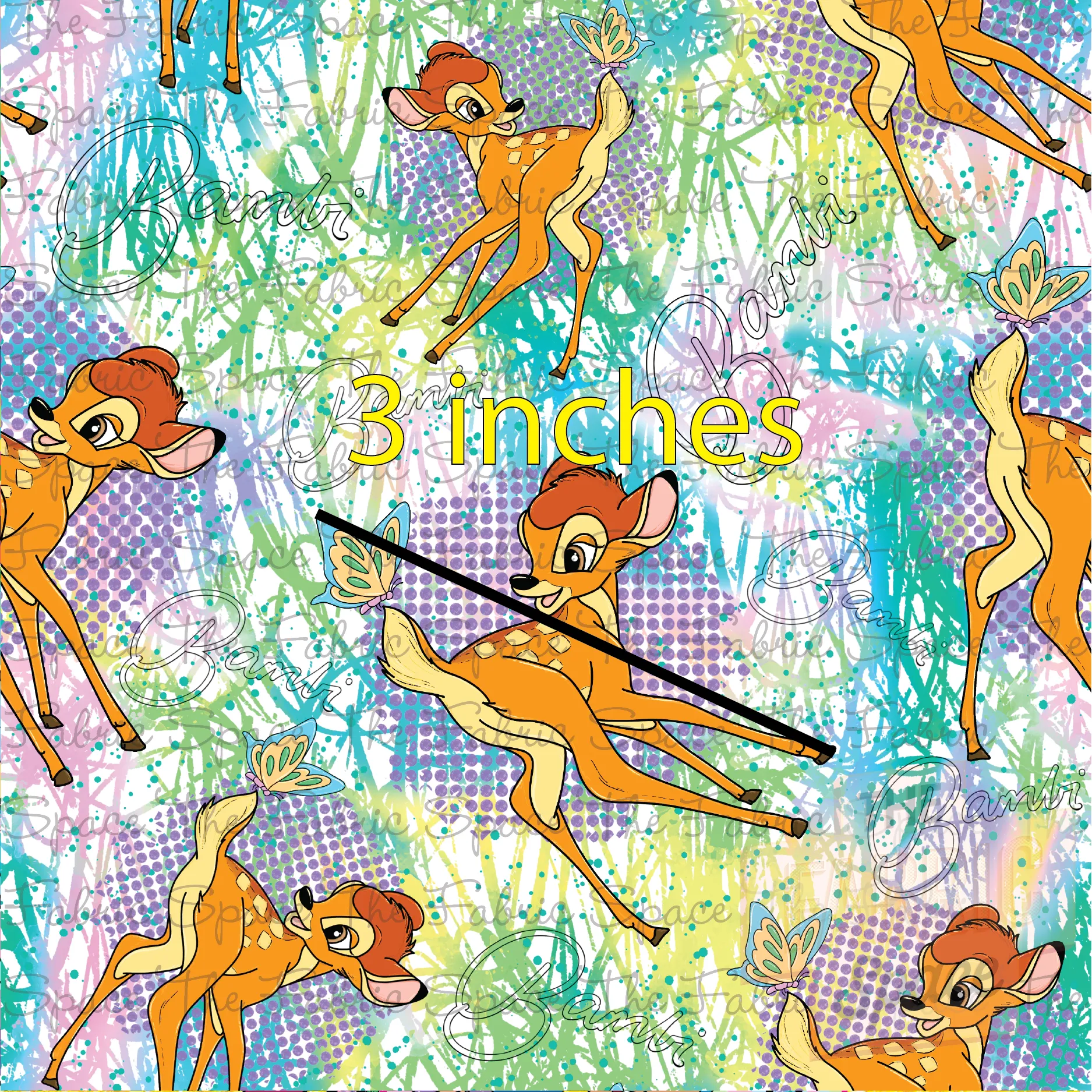 Deer & Butterfly - Woven
