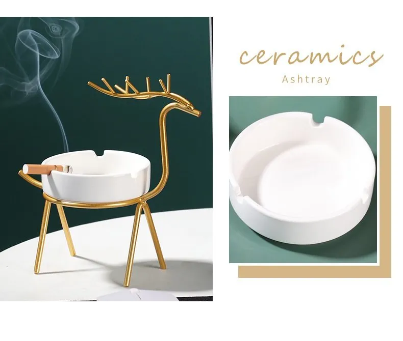 Deer Ashtray | Moose and Antler Trays | Cigarette Holder