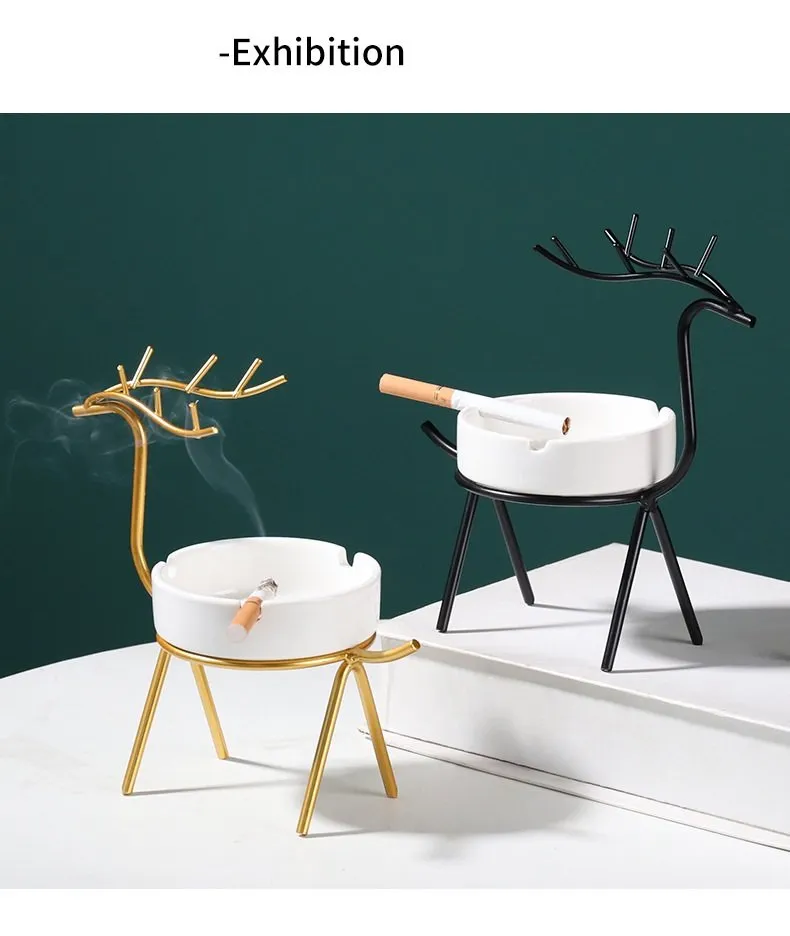 Deer Ashtray | Moose and Antler Trays | Cigarette Holder