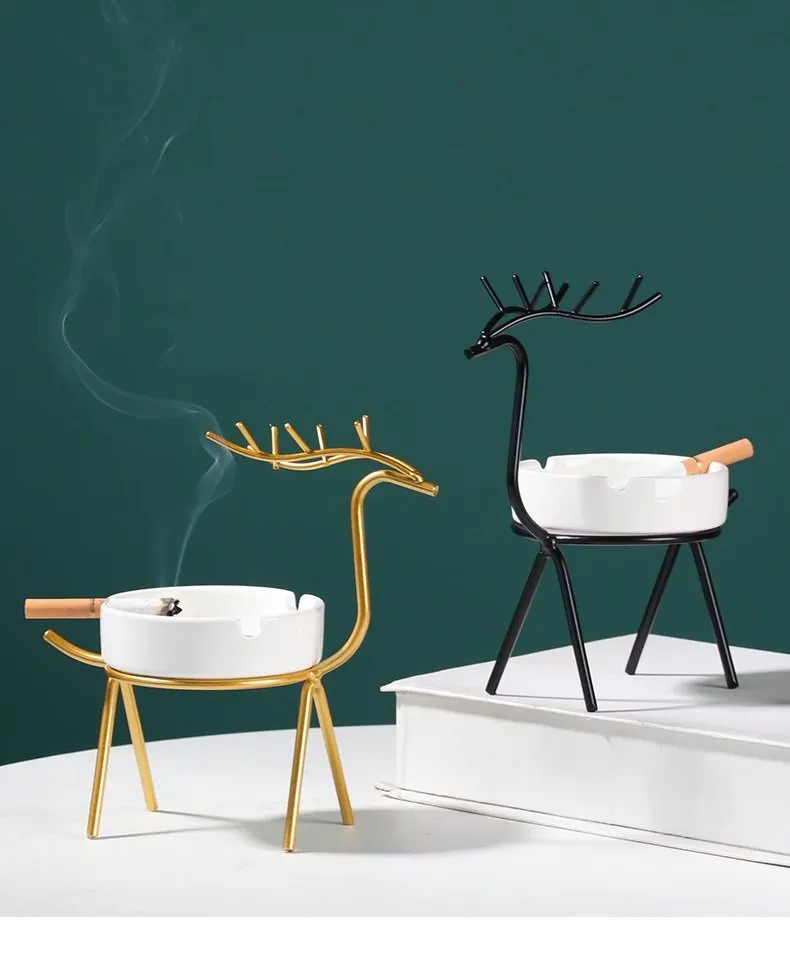 Deer Ashtray | Moose and Antler Trays | Cigarette Holder