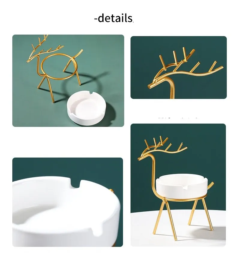 Deer Ashtray | Moose and Antler Trays | Cigarette Holder