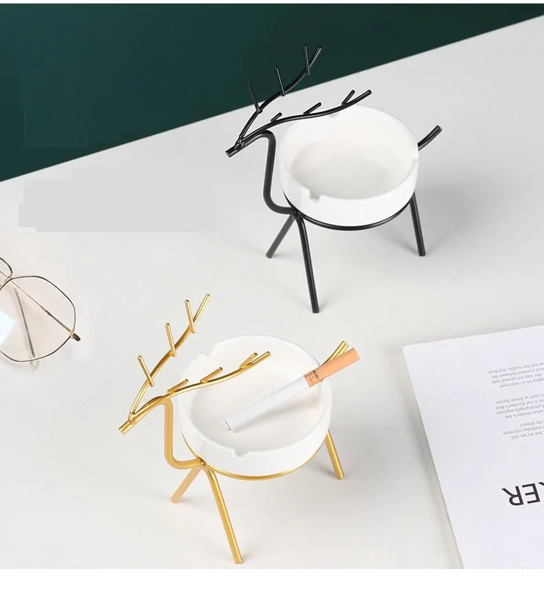 Deer Ashtray | Moose and Antler Trays | Cigarette Holder