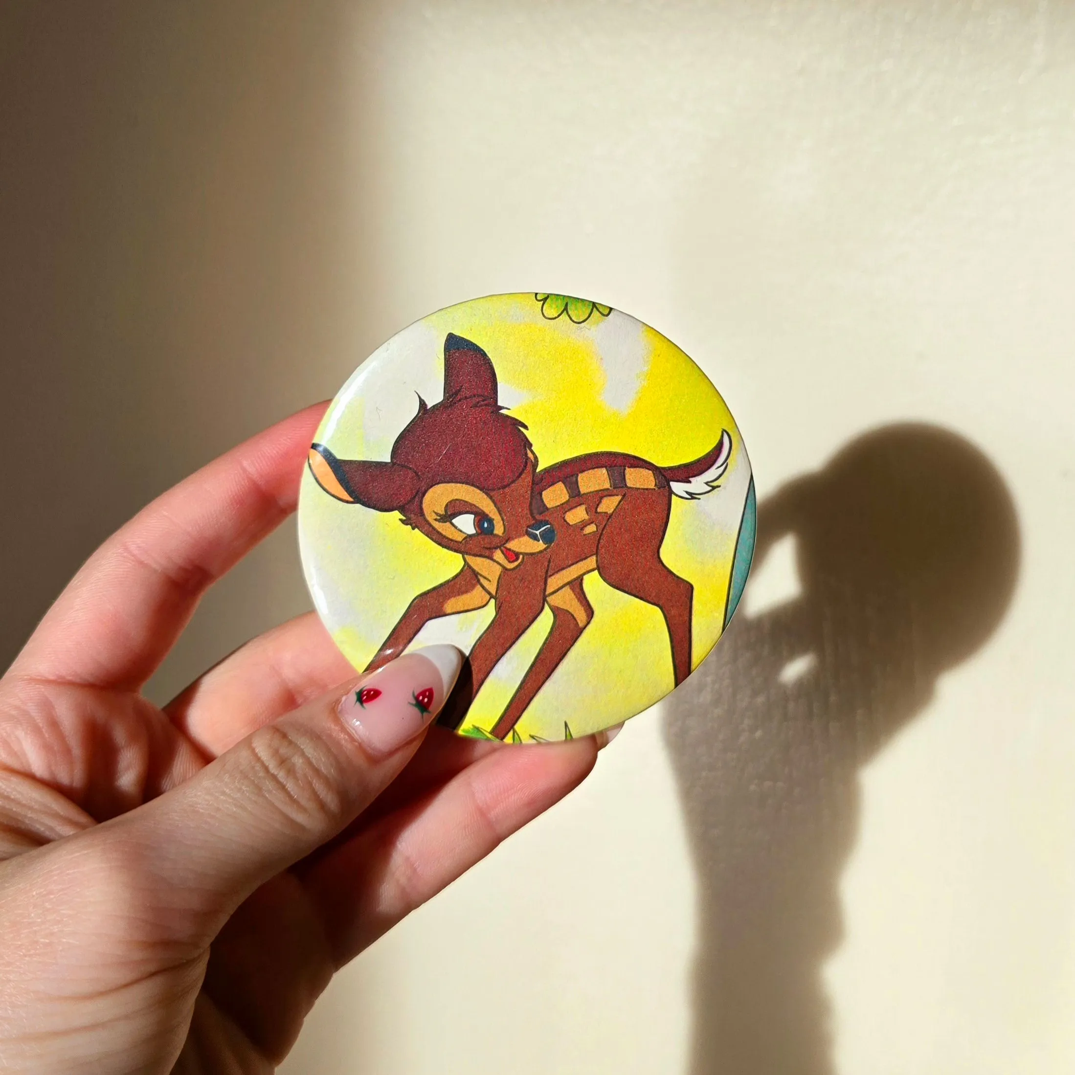 Deer Button Pin