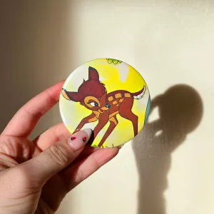 Deer Button Pin
