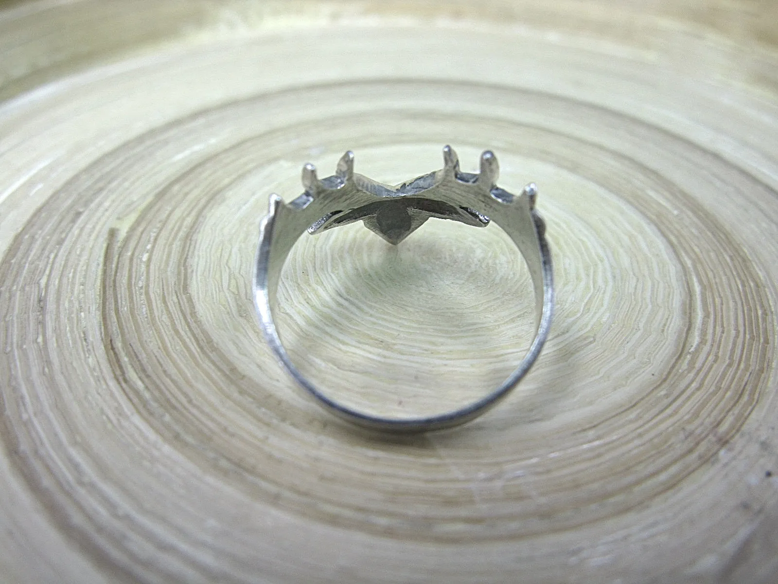 Deer Reindeer Ring in 925 Sterling Silver