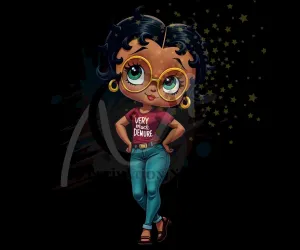 Demure Betty Boop Inspired Character | Original Digital Items