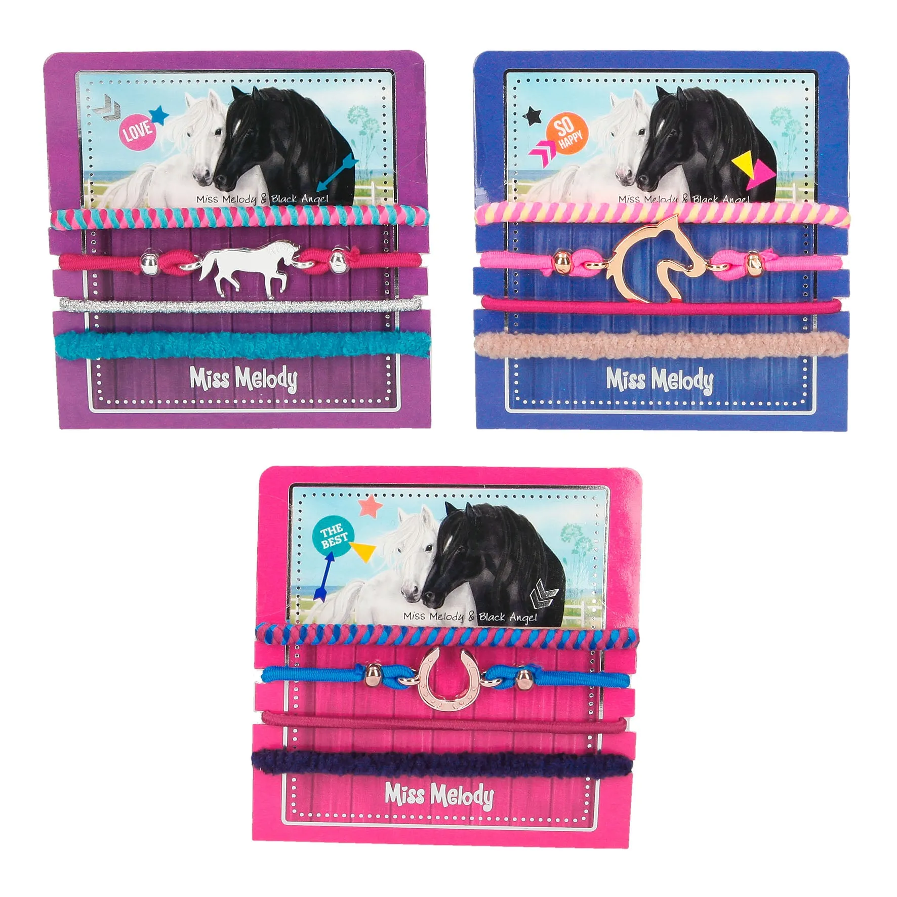 Depesche Miss Melody Hair/ Bracelet Set (1pc)