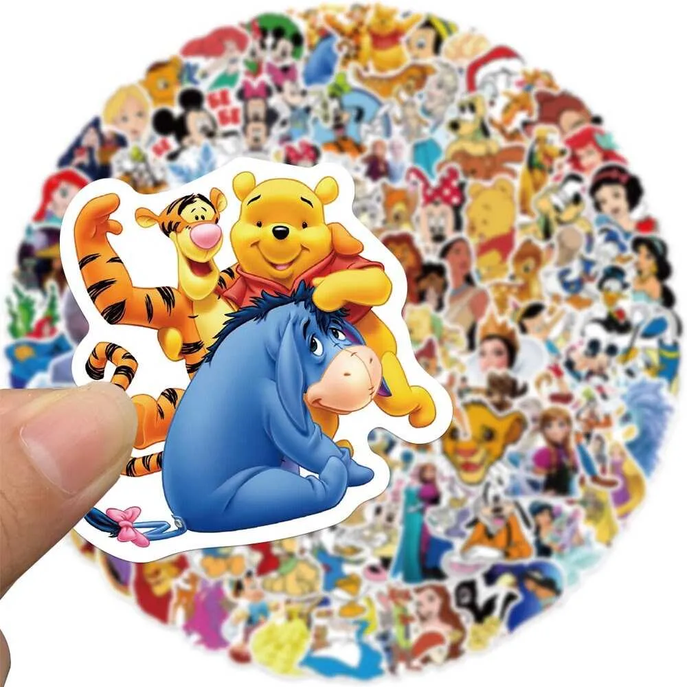 Disney Mix Princess Stickers - Famous Cartoon Bundle Waterproof
