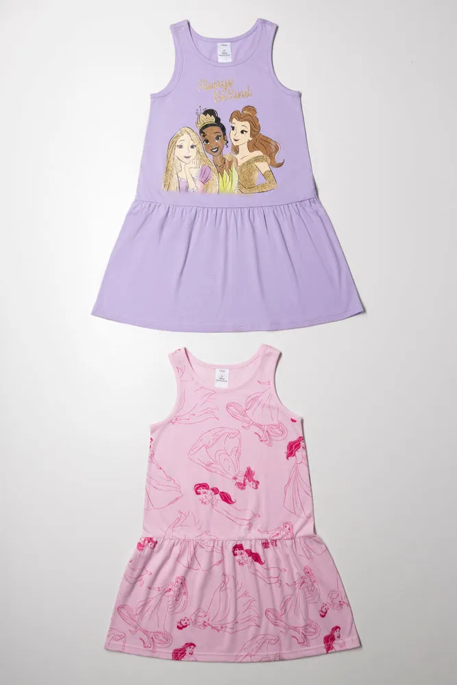 Disney Prince 2 Pack Dress Purple