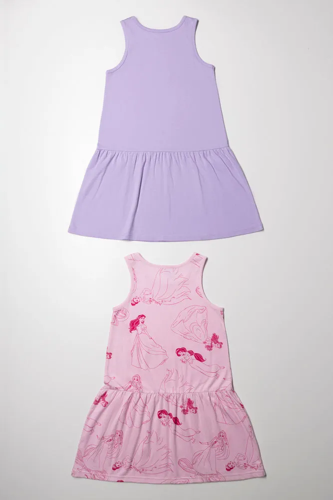 Disney Prince 2 Pack Dress Purple
