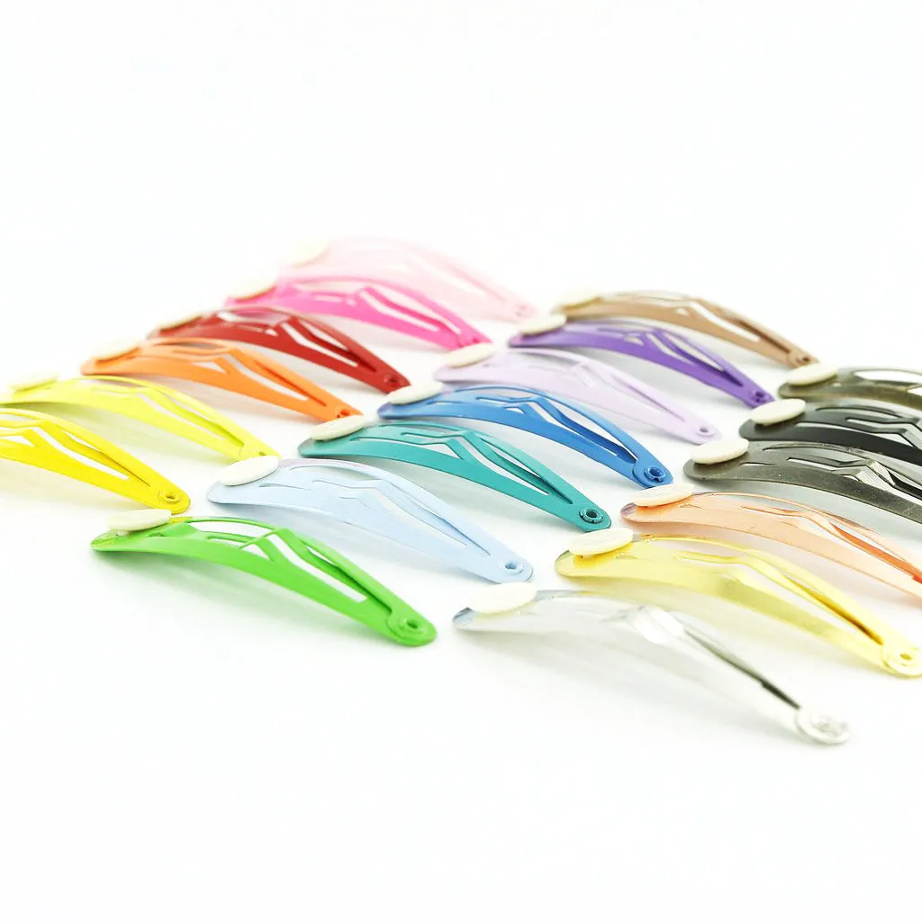 DIY - LARGE - Size 36 Cover Button Barrettes KIT - Makes 10
