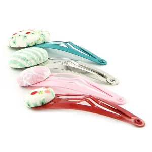DIY - LARGE - Size 36 Cover Button Barrettes KIT - Makes 10