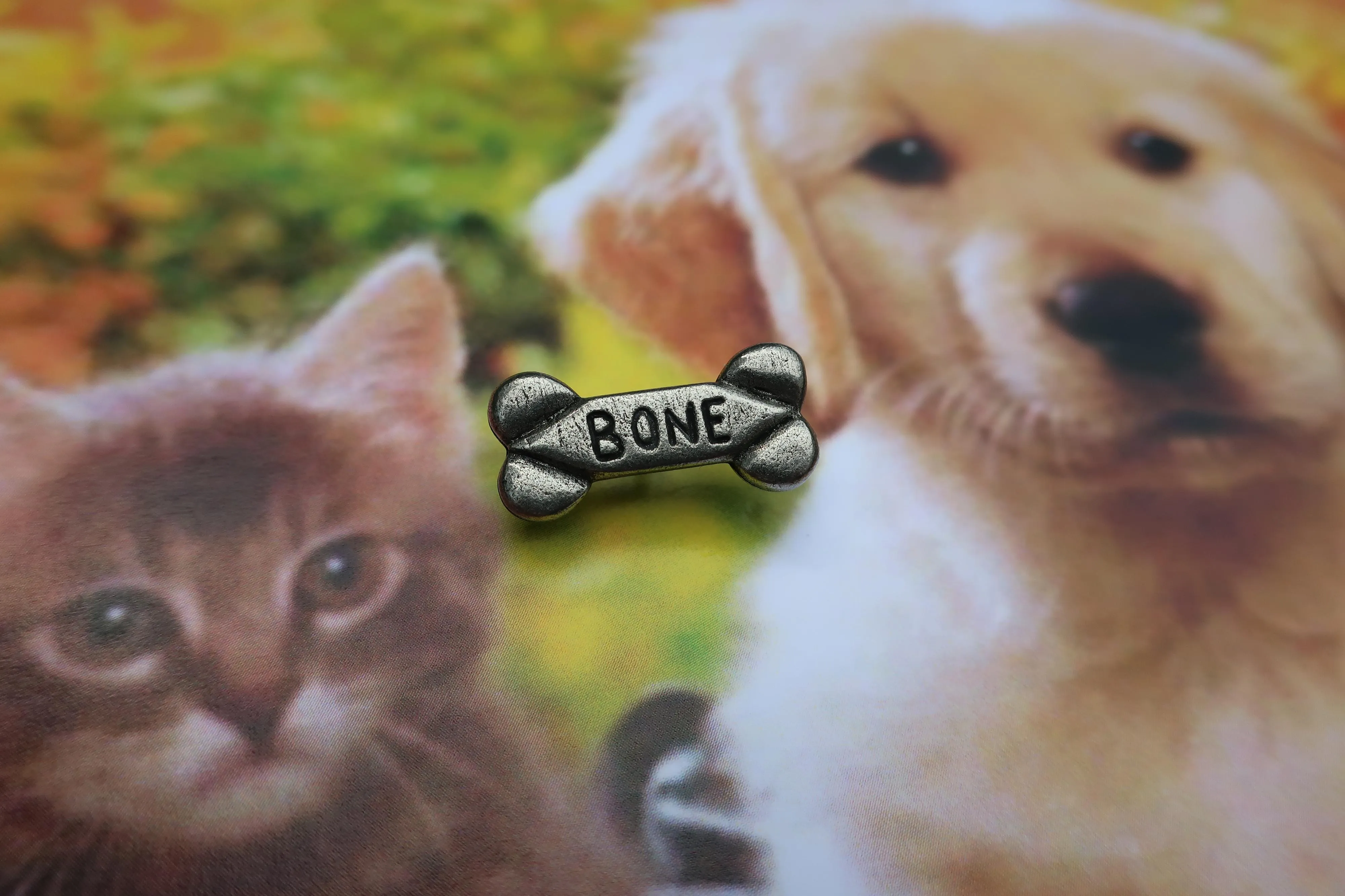 Dog Bone Lapel Pin