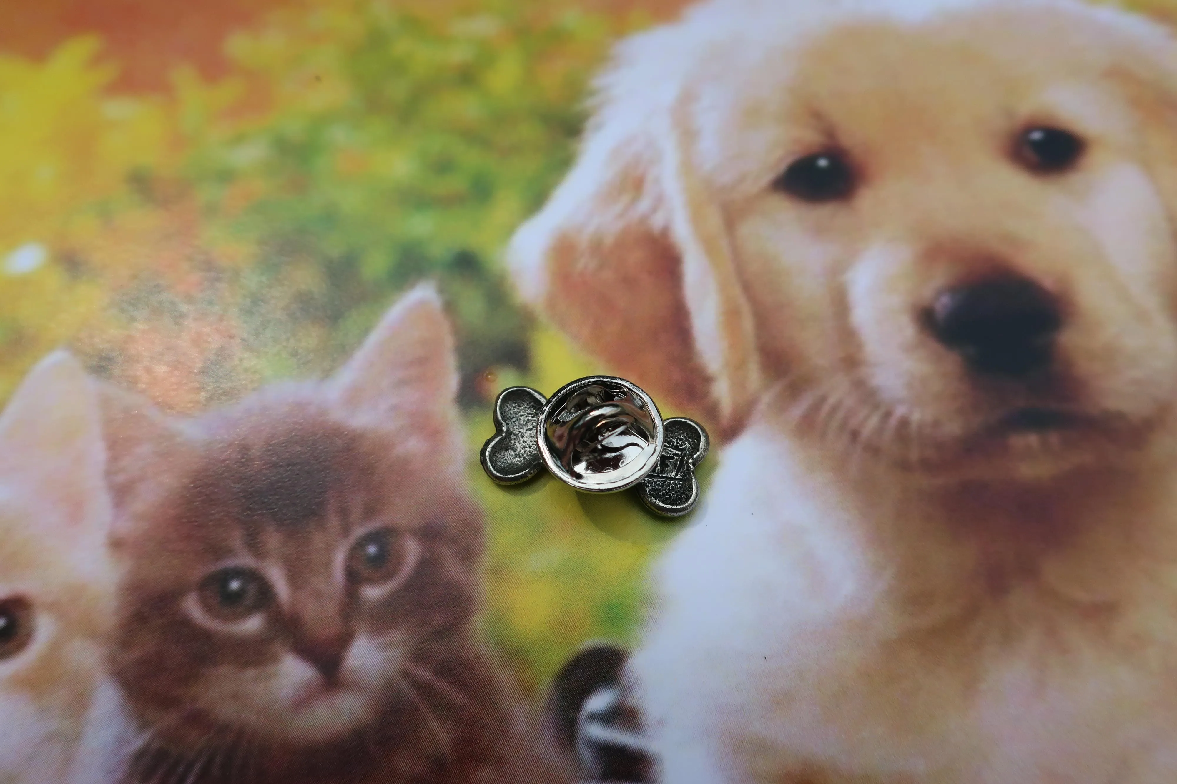 Dog Bone Lapel Pin