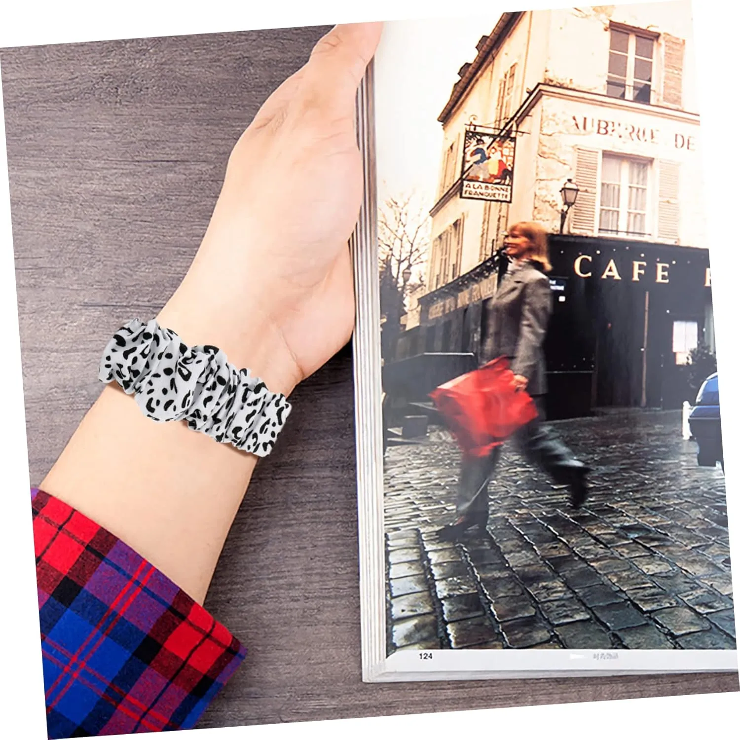 DOITOOL Strap Wristwatch Band Wrist Bracelet Watch Replacement Band Fashion Watchband Scrunchie Watch Band