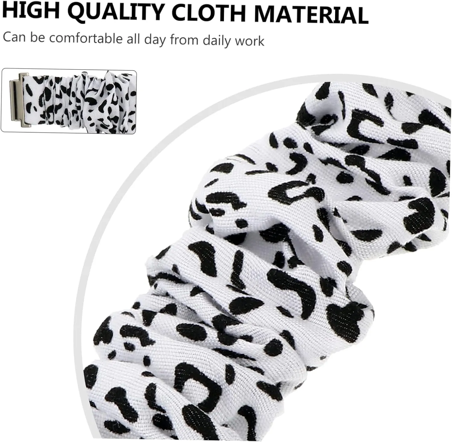 DOITOOL Strap Wristwatch Band Wrist Bracelet Watch Replacement Band Fashion Watchband Scrunchie Watch Band