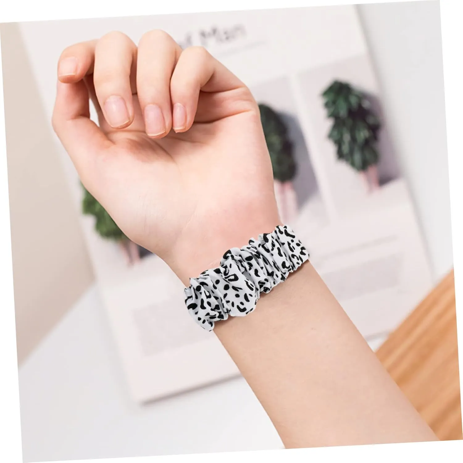 DOITOOL Strap Wristwatch Band Wrist Bracelet Watch Replacement Band Fashion Watchband Scrunchie Watch Band