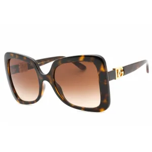 Dolce & Gabbana Women's Sunglasses - Dark Tortoise Butterfly Frame | 0DG6193U 502/13
