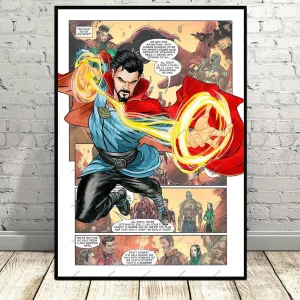 Dr. Strange Marvel Superhero Comic Poster