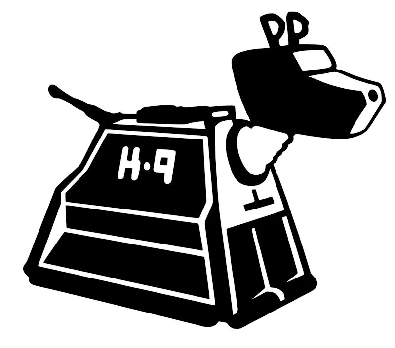 Dr Who K9 vinyl Decal / Sticker