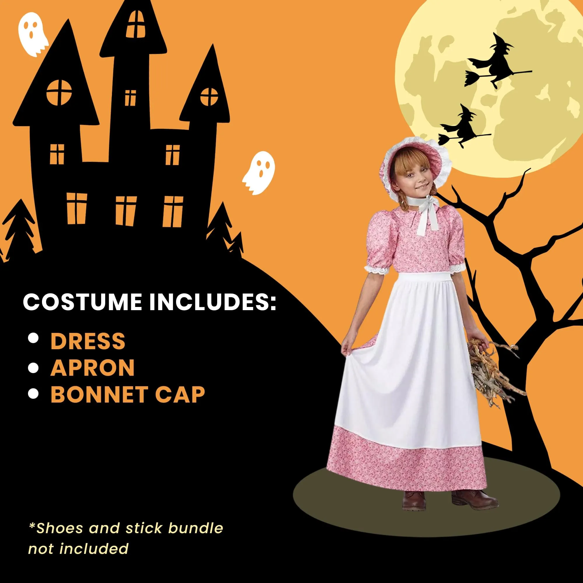 Early American Girl Child Costume