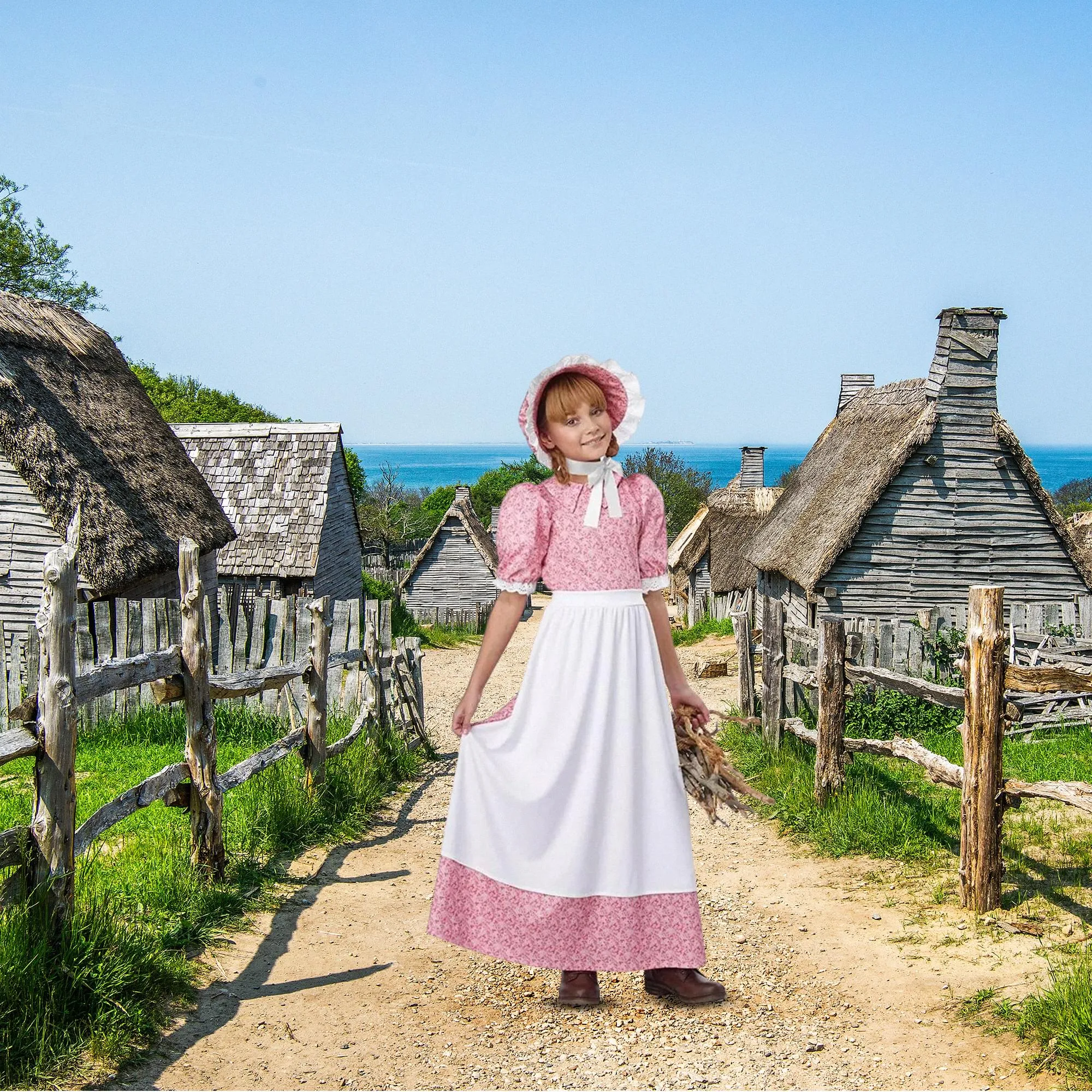 Early American Girl Child Costume