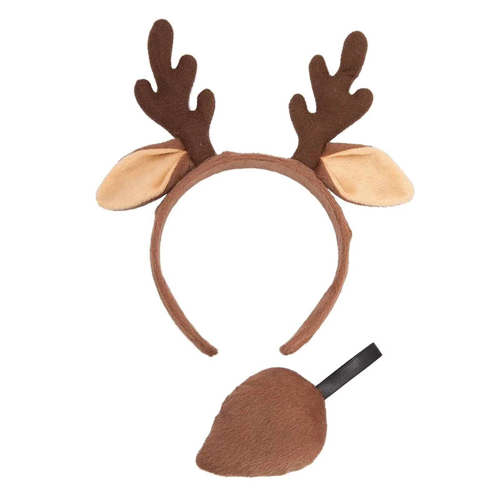 Ears & Tail Set Kids Wild Animals Fancy Dress Zoo Safari