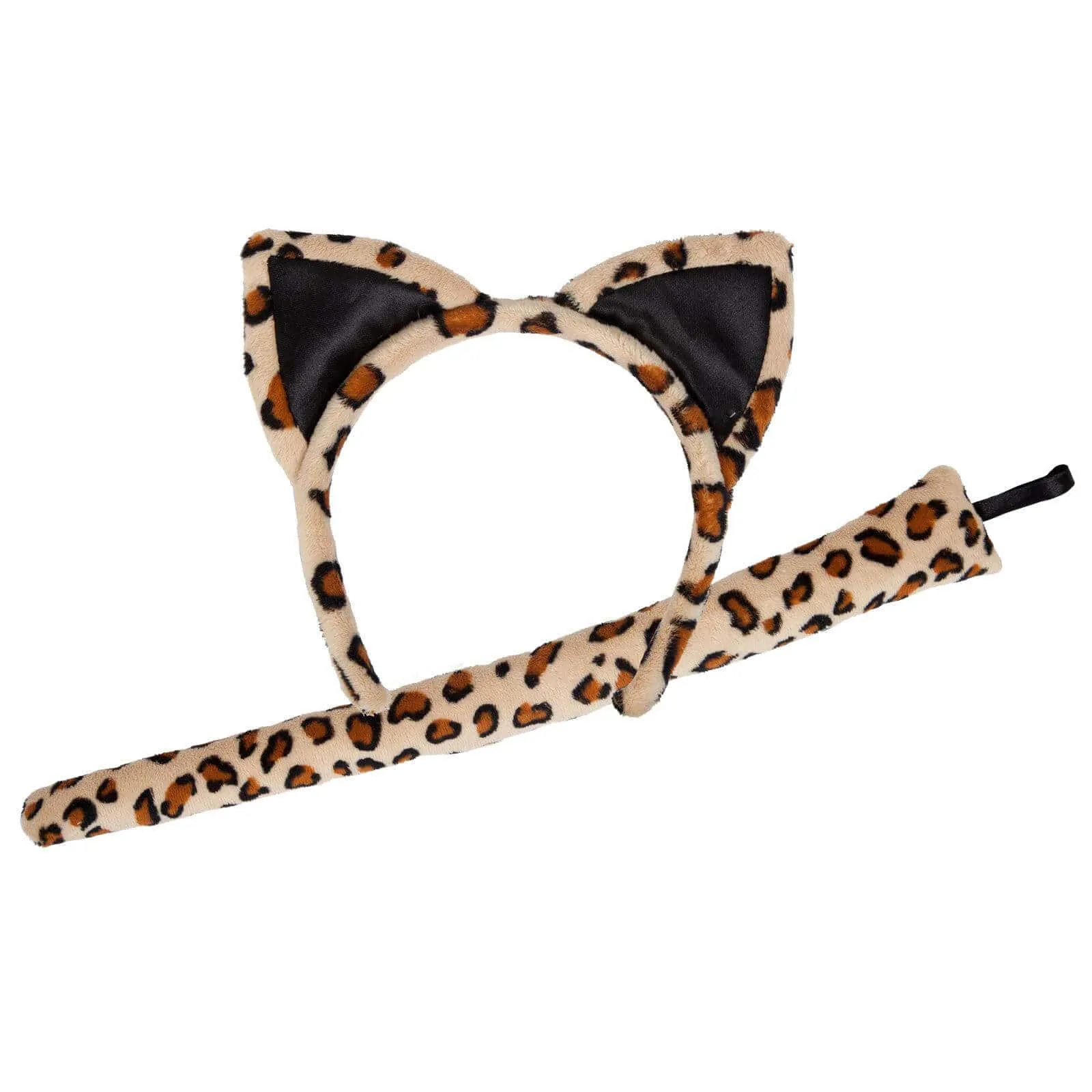 Ears & Tail Set Kids Wild Animals Fancy Dress Zoo Safari