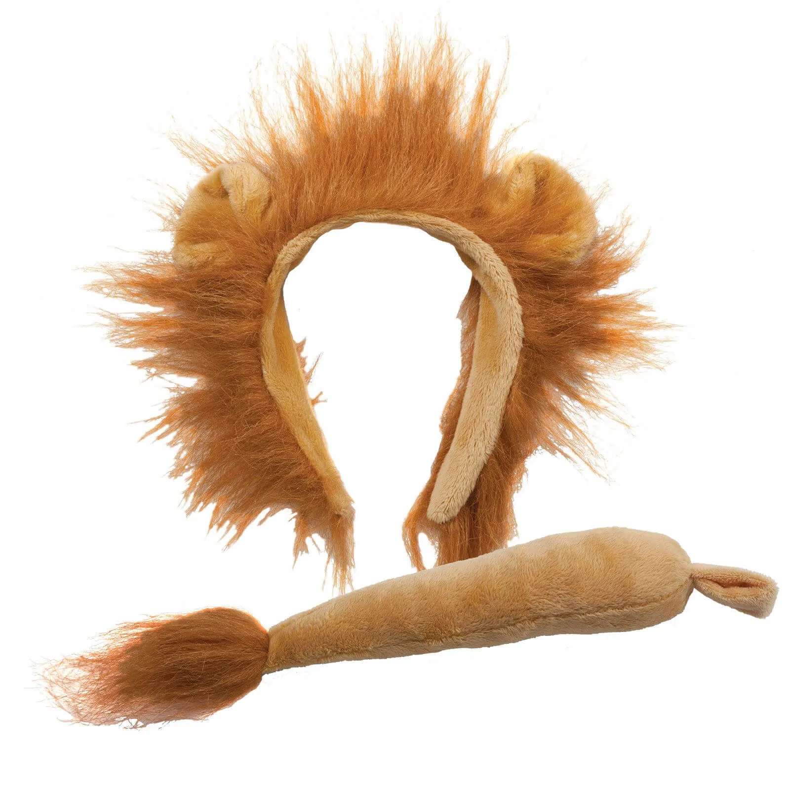 Ears & Tail Set Kids Wild Animals Fancy Dress Zoo Safari