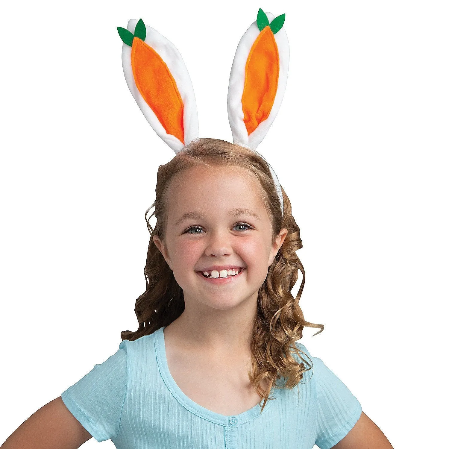 Easter Bunny Carrot Ears Headband | 1 ct