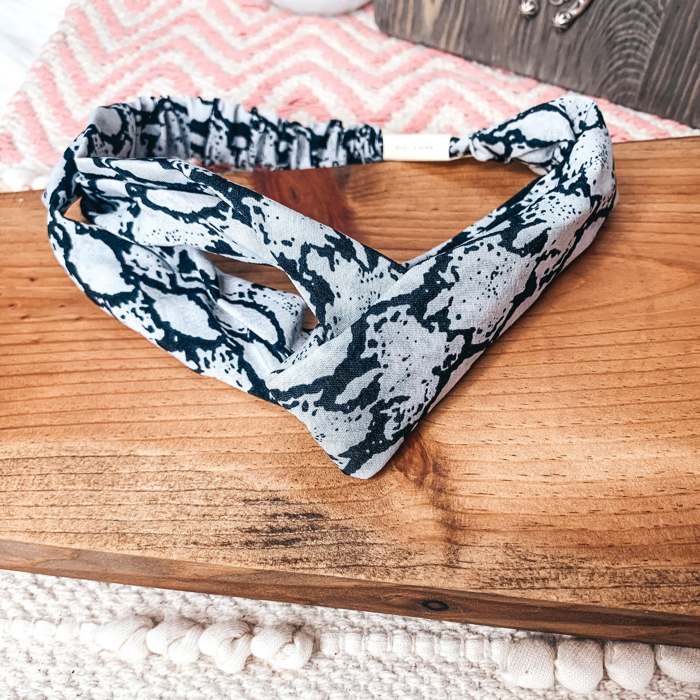 Elastic Animal Print Headbands