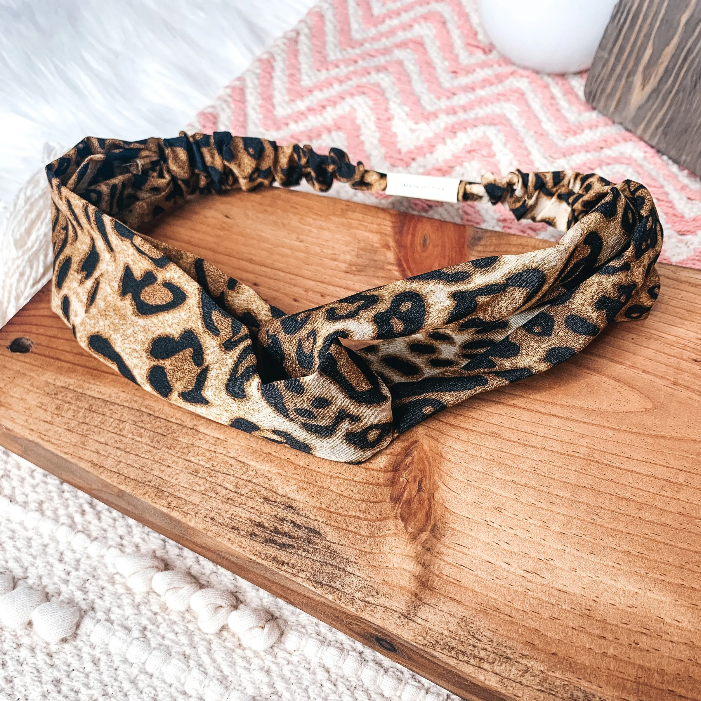 Elastic Animal Print Headbands