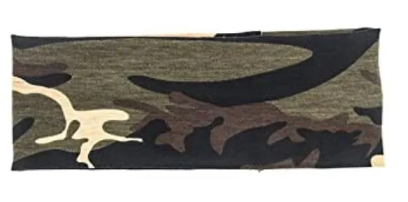 Elastic Headband (Camo and Leopard)