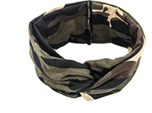 Elastic Headband (Camo and Leopard)