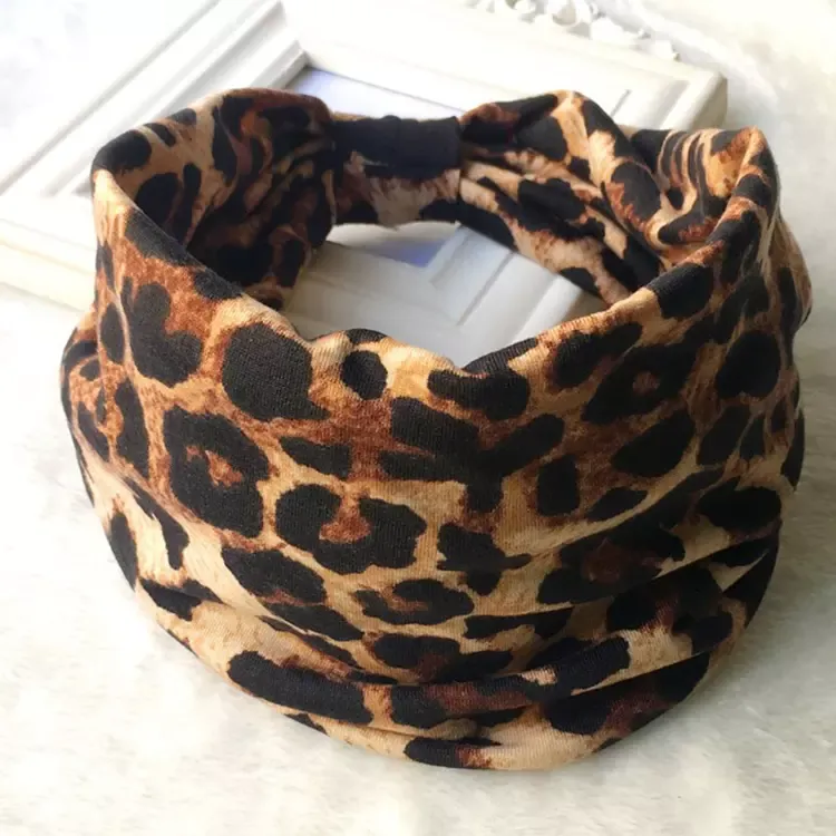 Elastic Headbands-Wide Patterned