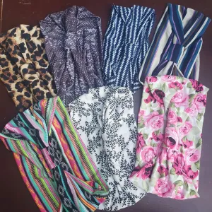 Elastic Headbands-Wide Patterned
