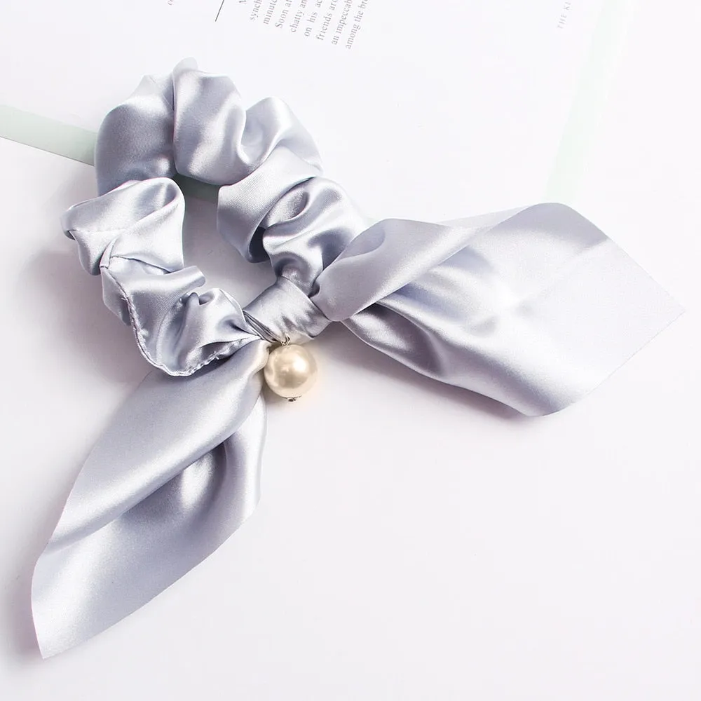 Elastic Ribbon Bow Hair Band for Girls