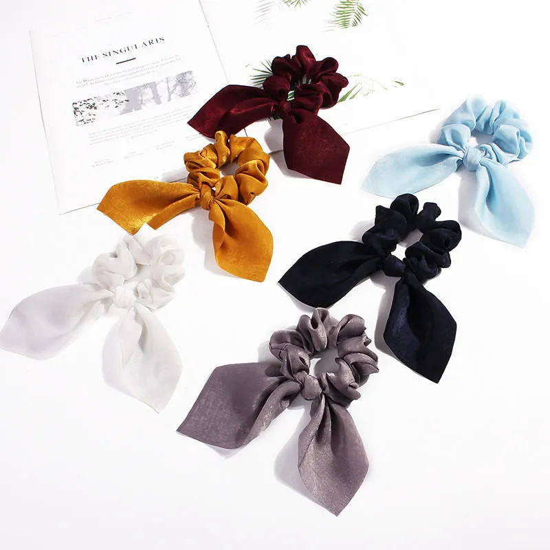 Elastic Ribbon Bow Hair Band for Girls