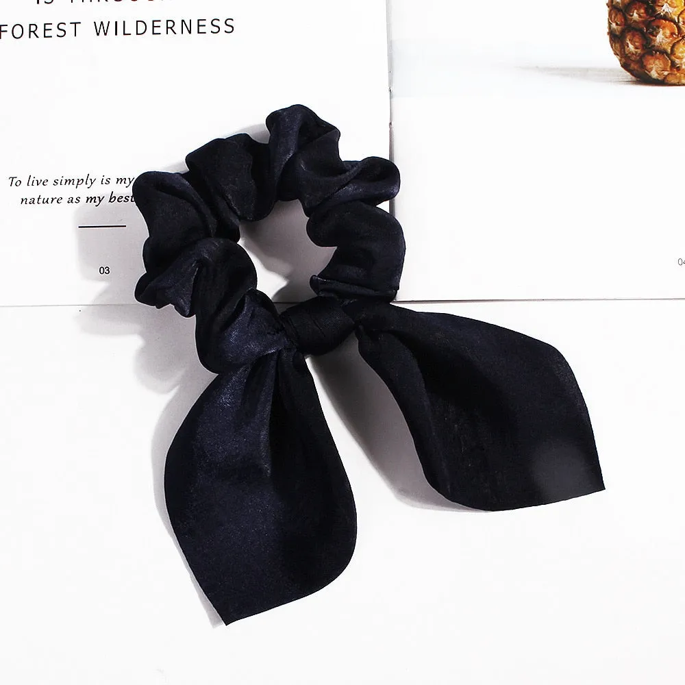 Elastic Ribbon Bow Hair Band for Girls