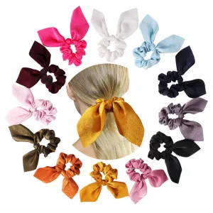 Elastic Ribbon Bow Hair Band for Girls