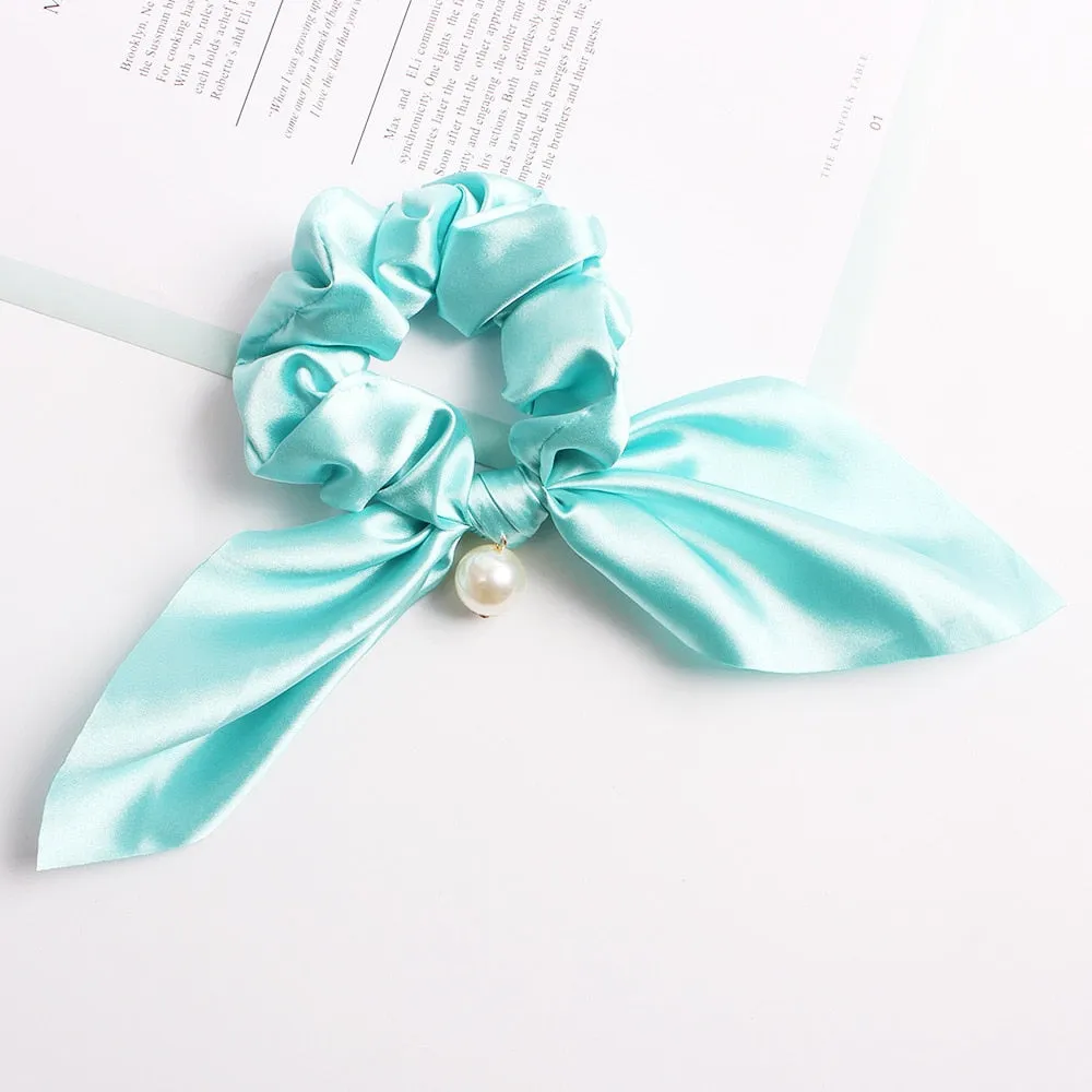Elastic Ribbon Bow Hair Band for Girls