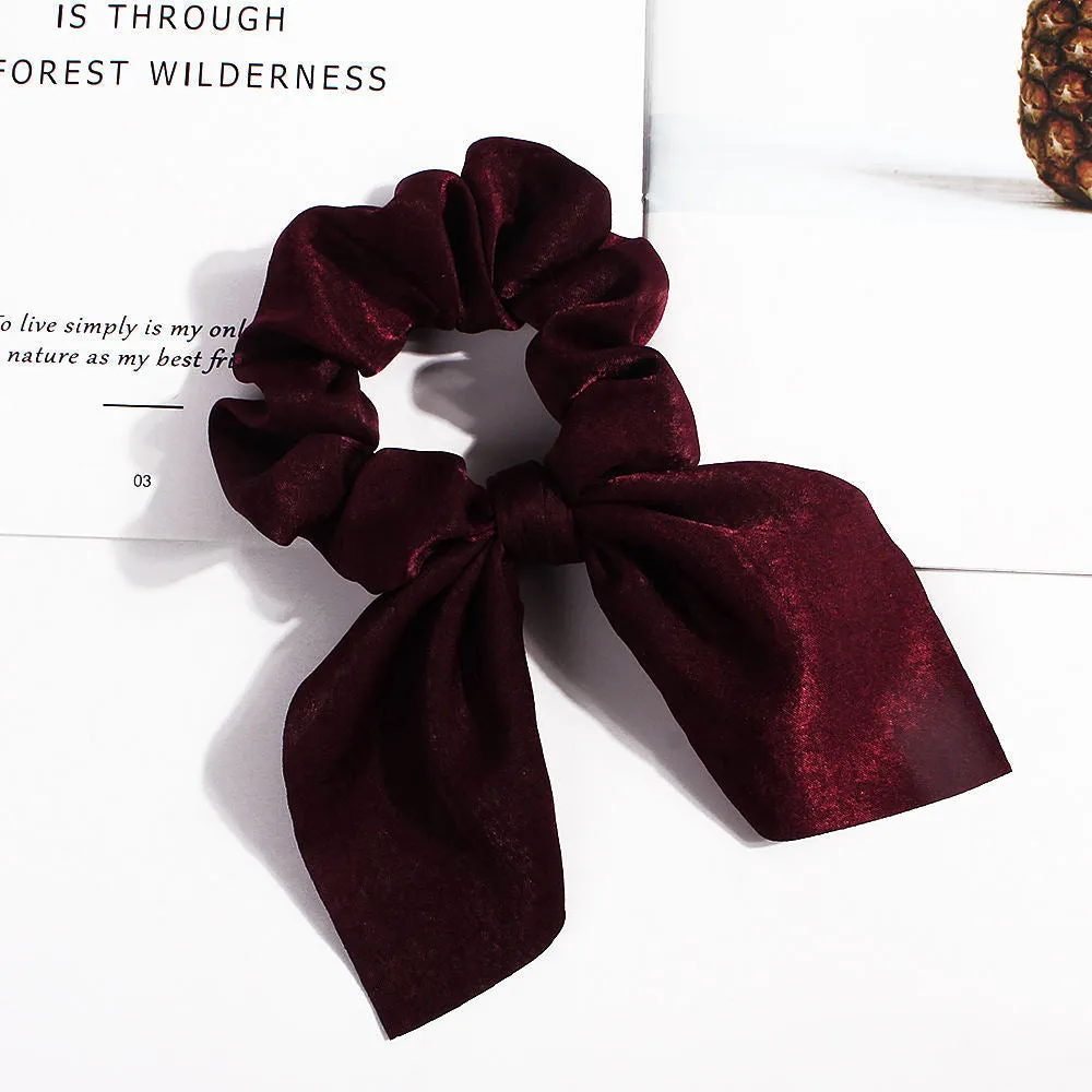 Elastic Ribbon Bow Hair Band for Girls