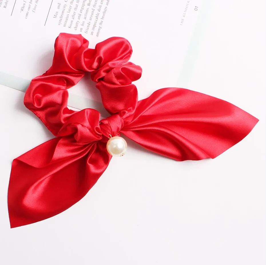 Elastic Ribbon Bow Hair Band for Girls
