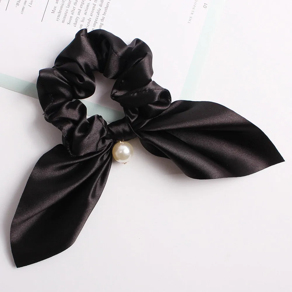 Elastic Ribbon Bow Hair Band for Girls