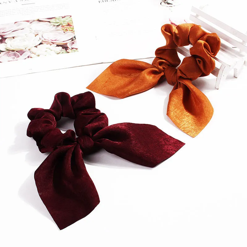 Elastic Ribbon Bow Hair Band for Girls